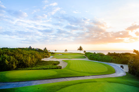 el cameleon mayakoba golf course sunrise