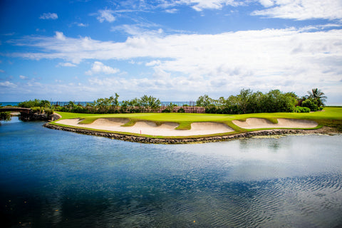 el cameleon mayakoba golf course lagoon