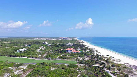 Playa Mujeres Aerial View