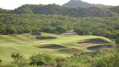 Cabo Real Golf Club bunkered green