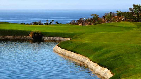 Cabo Real Golf Club water hazard