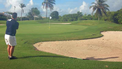 Approach Shot at Iberostar Cancun